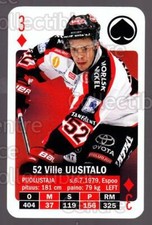 2013-14 Finnish SM LIIGA Playing Card #29 Ville Uusitalo
