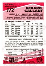 1989-90 O-Pee-Chee Tembec Test #172 Gerard Gallant