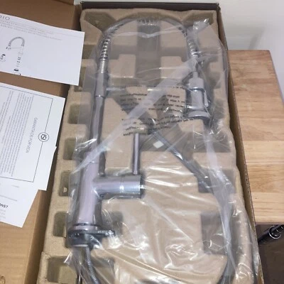 Signature Hardware Presidio Single Handle PullOut Kitchen Faucet Polished Chrome - Image 1 of 4