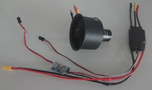 64mm 6S EDF Komplett Antrieb mit 2840 2300KV Motor + ESC aus L-39 Flyfans - Bild 1 von 5