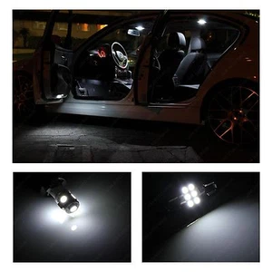 9 luces LED interiores blancas se adaptan a 1992-1998 BMW Serie 3 convertible 328i - Imagen 1 de 12