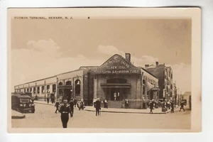 Postal con foto real Terminal Hudson Newark NJ - Imagen 1 de 1
