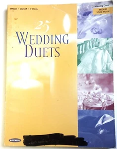 25 Wedding Duets Piano Guitar, Vocal, Medium Voice Range By Word Music  - Imagen 1 de 9