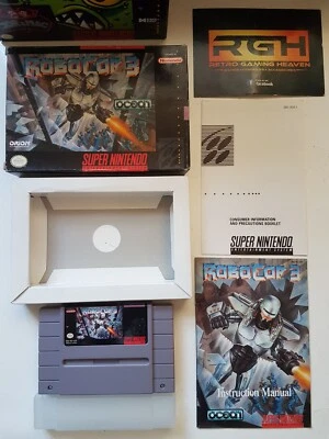ROBOCOP 3 SUPER NINTENDO USA SNES GAME VERY GOOD CON - Image 1 of 4