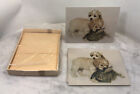Vintage HALLMARK Puppes Rabbit 7 Notes Cards+ 7 Envelopes New USA