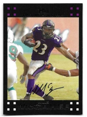 WILLIS MCGAHEE 2007 TOPPS CARD NEAR MINT+ CONDITION - Image 1 of 2