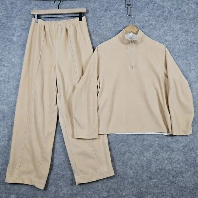 Traje de Pista Alexandra Bartlett Íntimates Talla L 2 Piezas Beige/Camel CINTURA TOMADA Foto 1 de 4