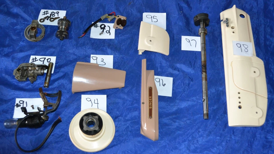 SINGER 403 403A ORIGINAL SLANT NEEDLE SEWING MACHINE PARTS USED - Image 1 of 1