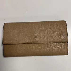 Genuine GUCCI Continental Long Wallet Clutch Purse Made In Italy - Picture 1 of 11