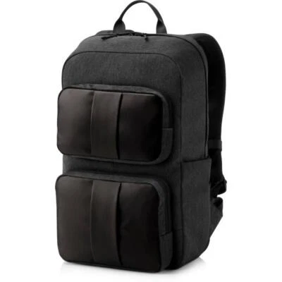 HP Laptop Bag Lightweight 15.6" Backpack Rucksack Water Resistant Padded - Black - Image 1 of 4