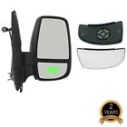 LOWER RIGHT DOOR WING MIRROR GLASS & BACK PLATE FITS FORD TRANSIT MK8 (2014+)