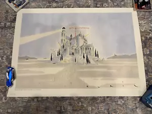 Francois Avril * Stampa artistica * La Librarie Bulle Le Mans * n. 49/100 * Cattedrale - Foto 1 di 4