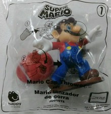 2018 Super Mario Bros McDonalds Happy Meal Toy #1 Mario Cap Thrower