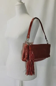 Gianni Chiarini Soft Leather Red Slouch Hobo Handbag Shoulder Bag, New 158 - Picture 1 of 10