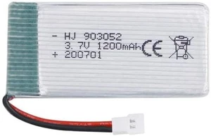 Batería LiPo 3.7V 1200mAh para Drones Syma X5SC X5SW | Alto Rendimiento, Plata - Imagen 1 de 4
