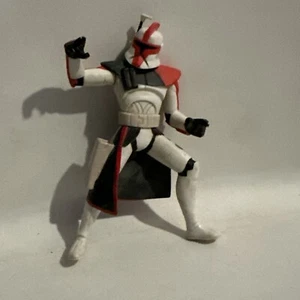 Star Wars CommemorativeCollection Clone Wars Figure Red Arc Trooper Captn Fordo - Picture 1 of 9