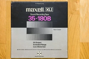 Ruban adhésif Maxell UD XLI 35-180B 1100m | Bobine métal 10" / 26,5cm dans sa boîte d'origine - Photo 1/4