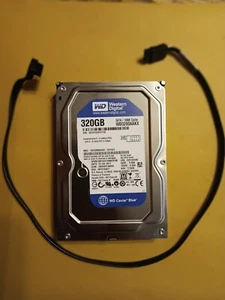 Western Digital WD3200AAKX Caviar Blue 320GB 7200 16MB SATA 3.5 HDD & power lead - Picture 1 of 9