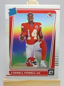 Donruss Optic Cornell Powell 2021 clasificación Rookie Variation Holo Silver Prizm - Imagen 1 de 3