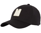 Moncler Women's/Men's Moncler Logo-Appliqué Cotton Baseball Cap Hat Black Unisex