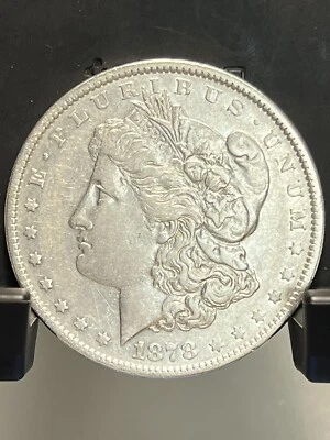 1878-P Morgan Silver Dollar Circulated Extremely Fine MPL Cartwheel Luster - Image 1 of 2