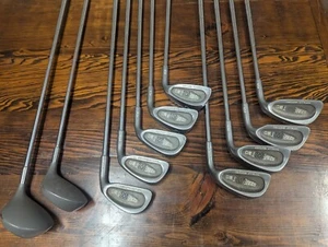 Square Two Totally Matched Iron Set 3-11 Plus 1 and 3 Wood Steel Shaft R Flex RH - Picture 1 of 13