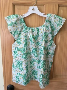 NWT Gymboree Girl Flower Cotton Shirt Top Girls 3,7/8,10/12,14 - Picture 1 of 1