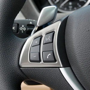 Car Steering Wheel Frame Decoration Cover Trim Stripes For BMW X5 E70 X6 E71 - Picture 1 of 7