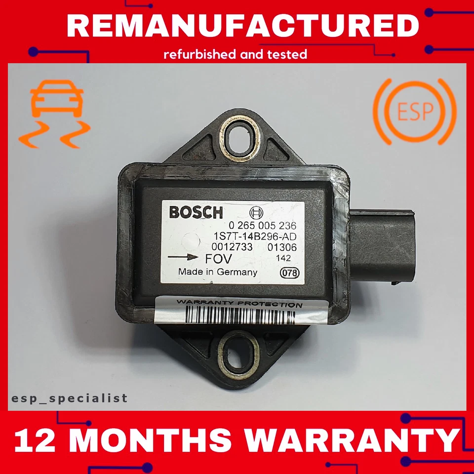 Sensor de velocidad de guiñada Ford Mondeo mk3, Jaguar X-type ESP 1S7T-14B296-AD Foto 1 de 3