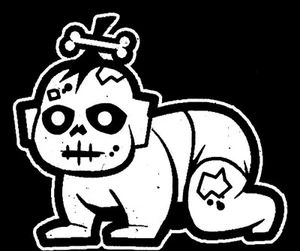  Zombie Baby Walking Dead Family Vinyl Decal Sticker - Picture 1 of 1