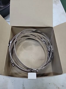 Ideal M620-104 HAS 104 Stainless Steel Silver Hose Clamp 5 to 7 in. (Pack of 10) - Picture 1 of 6