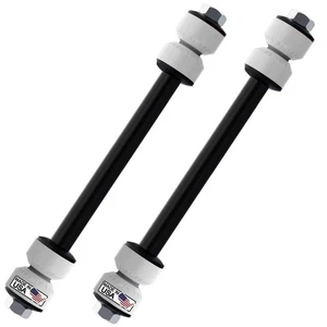 Pair Front Heavy Duty Sway Bar Links For Ford Fleet & Taxi Models USA Bushings - Picture 1 of 8