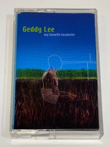 Geddy Lee (Rush) My Favorite Headache Cassette 2000 Atlantic Prog Rock - Imagen 1 de 6