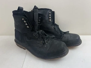 Botas de Combate Dr. Martens Pier Para Hombre Talla 13 Cuero Marrón Envejecido Grunge Punk - Imagen 1 de 8