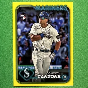 2024 Topps Series 1 - Dominic Canzone #195 Yellow (RC) - Picture 1 of 3