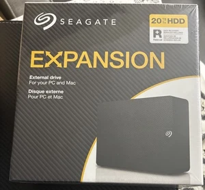 Seagate Expansion Desktop External Hard Drive 20TB STKP20000400 USB 3.0 HDD - Photo 1/4