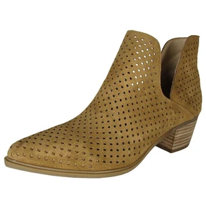 Zapatos botines daneses Steven para mujer, gamuza camel, EE. UU. 11 - Imagen 1 de 3