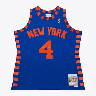 Camiseta Swingman NBA New York Knicks Nate Robinson Mitchell & Ness Azul 2005/06 Foto 1 de 4