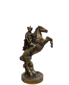 Estatua escandinava antigua valquiria, figura de resina fundida en frío y bronce, Knossos - Imagen 1 de 3