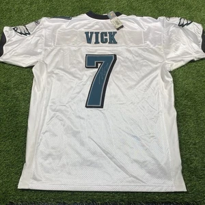 Michael Vick Philadelphia Eagles Trikot signiert Herren 50 Neu mit Etikett genäht weiß #7 - Bild 1 von 19
