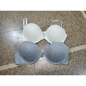 Danskin Intimates Push-Up Underwire T-Shirt Bras 34C Adjustable Straps Set of 2 - Picture 1 of 8