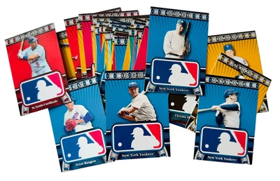 2010 Topps HTA complete set of 50 Ruth, Mantle, Ryan, Musial, Ripken, Gehrig, MT - Image 1 of 4
