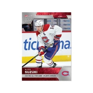 2022-23 NHL Topps NOW® Sticker #ASG04 🏒 Nick Suzuki 🏒 Montreal Canadians - Picture 1 of 2