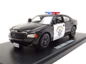 Dodge Charger California Highway Patrol 2006 The Rookie 1:43 Greenlight Modello - Foto 1 di 10