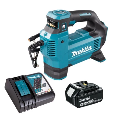 Makita DMP181Z 18V LXT 3 Mode Digital Inflator Pump 1 x 5.0Ah Battery & Charger - Image 1 of 4