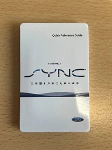 GUÍA DE REFERENCIA RÁPIDA FORD SYNC 3 2017-2022 AUDIO MÓVIL NAVEGACIÓN **ENVÍO GRATUITO** - Imagen 1 de 1