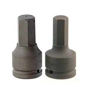 3/4" Driver Chrome Molybdenum Steel Metric Impact Hex Bit Socket 88mmL 14mm 17mm - Picture 1 of 2