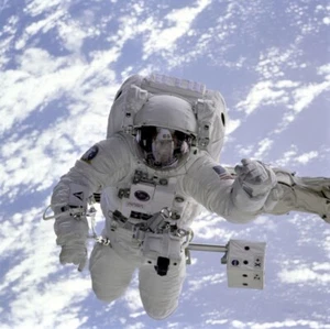 FOTOGRAFÍA del astronauta Michael Gernhardt MFR STS-69 Endeavour EVA Spacewalks 12X12 - Imagen 1 de 1