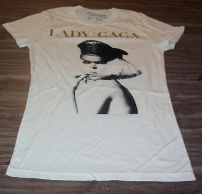 WOMEN'S TEEN JUNIORS JR'S LADY GAGA T-shirt MEDIUM NEW - Image 1 of 3