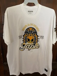 CAMISETA STAPLE MUNDIALMENTE RENOMBRADO MARCA PALOMA 1975 FEAR NONE - COSIDA - TALLA 2XL - Imagen 1 de 7